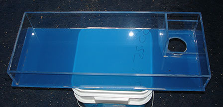 Plexiglass shelf box